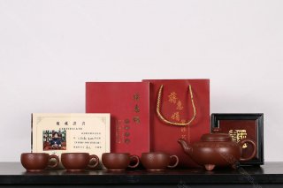 云肩如意一—壺四杯 云肩如意一—壺四杯